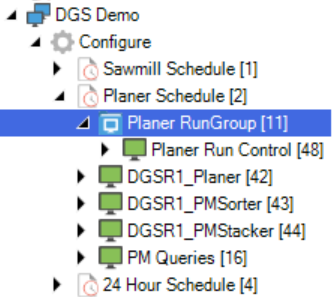 Planermill Schedule