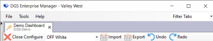 Configure ToolBar
