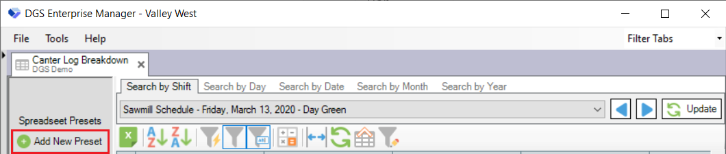 Adding Presets