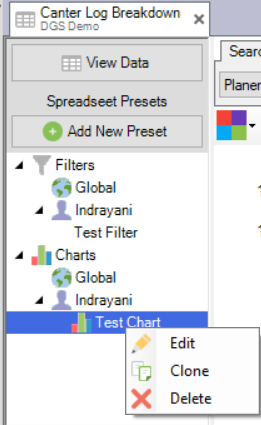 Edit Presets