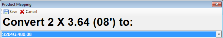 Planer In Tab Select Mapping